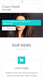 Mobile Screenshot of crazynepal.com